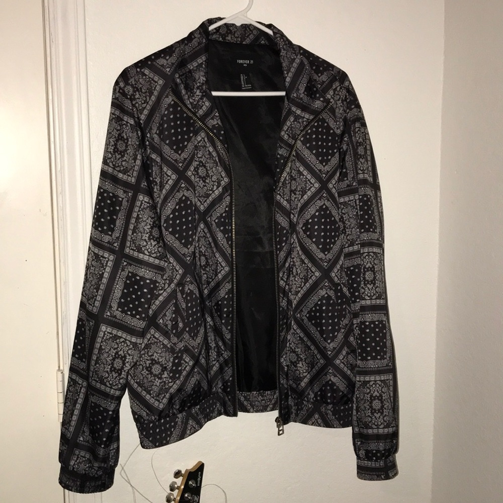 Bandana print Windbreaker